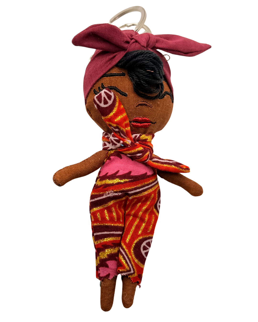 Douclé 32 – La poupée porte-clés faite main | Den Baya
