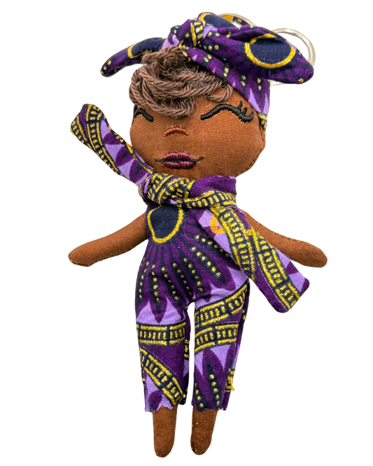 Douclé 15 – La poupée porte-clés faite main | Den Baya