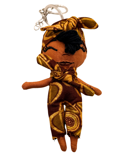 Douclé 16 – La poupée porte-clés faite main | Den Baya