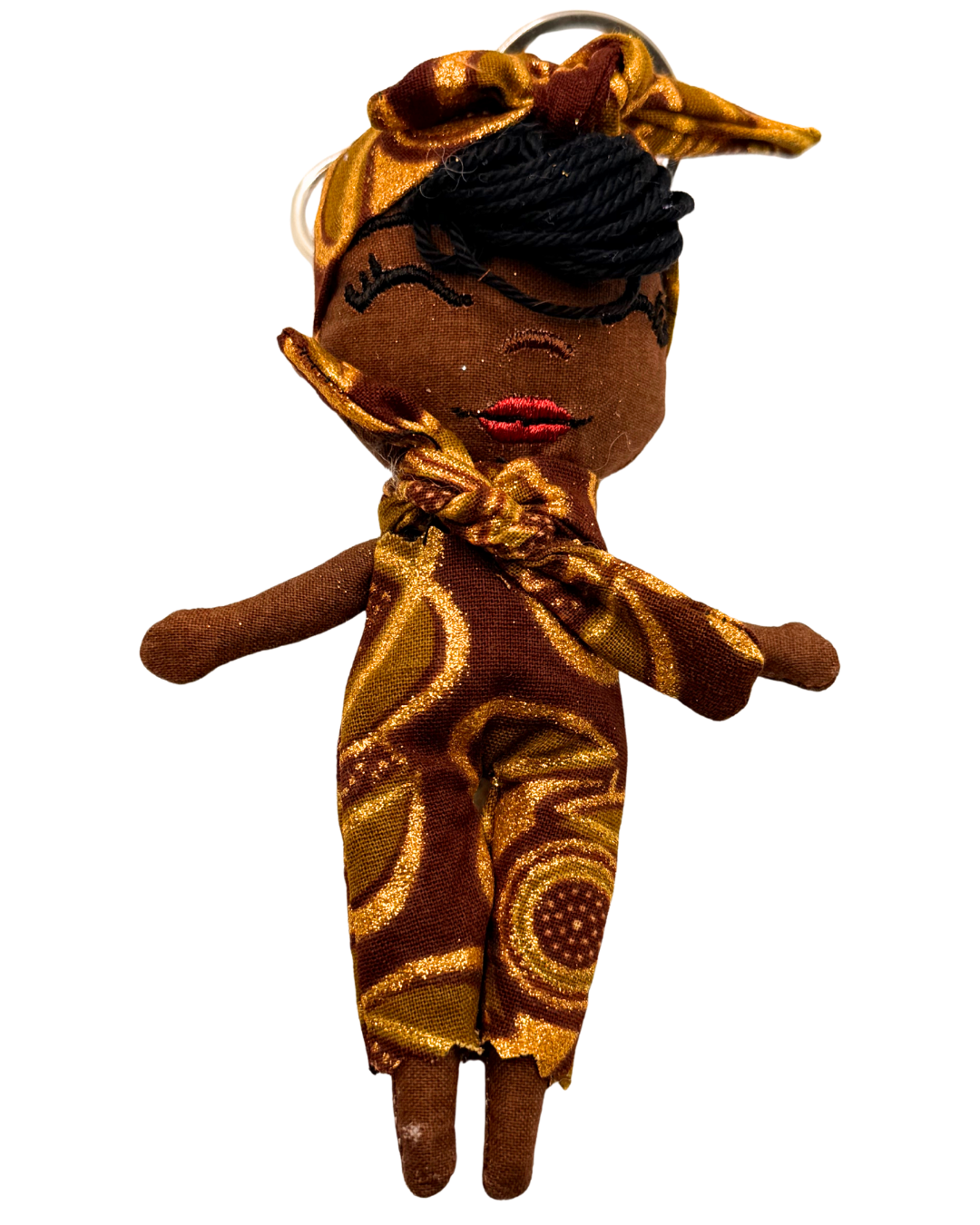 Douclé 21 – La poupée porte-clés faite main | Den Baya