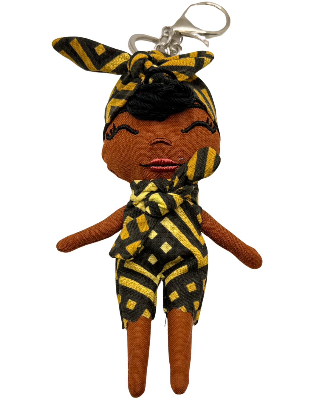 Douclé 22 – La poupée porte-clés faite main | Den Baya