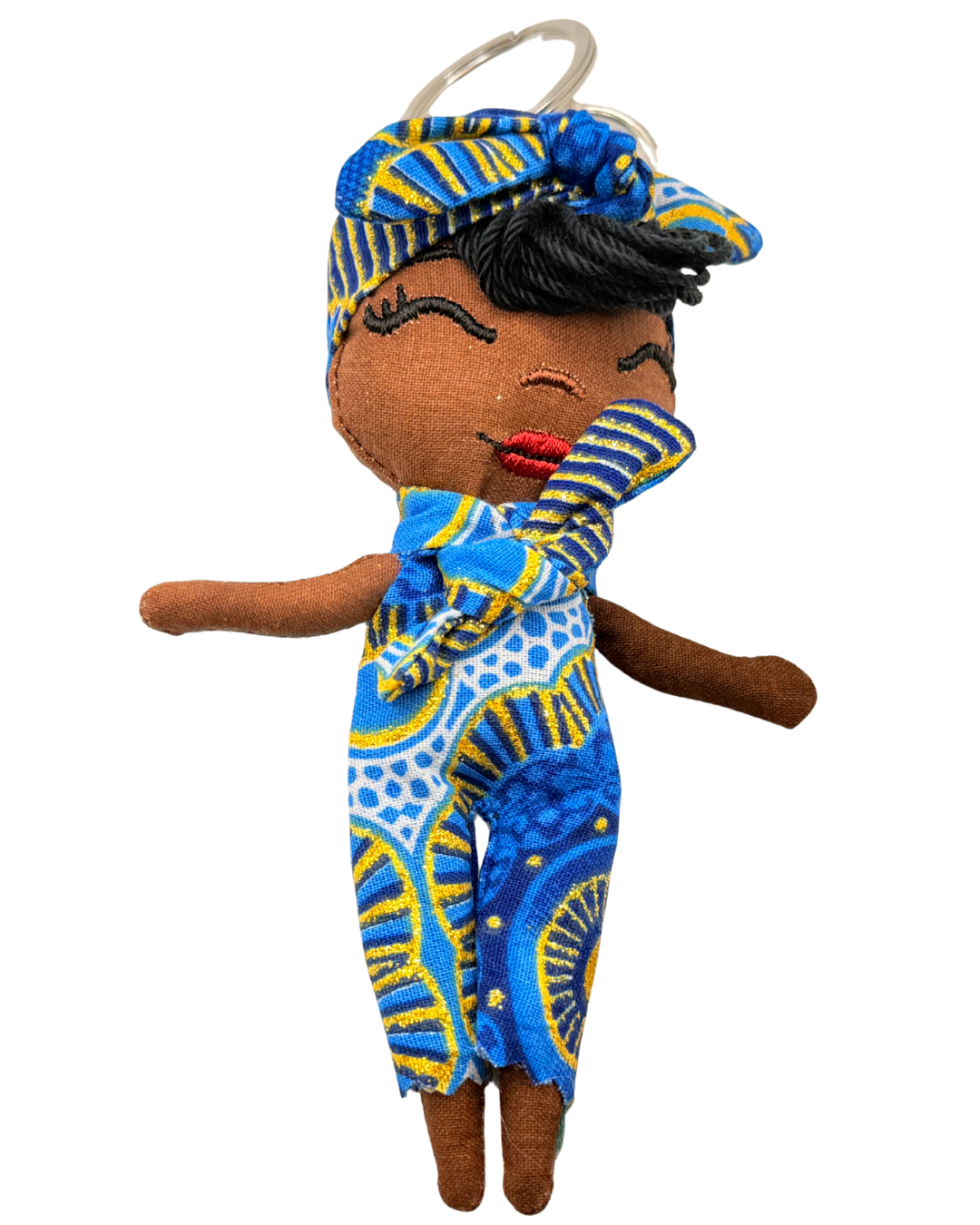 Douclé 7 – La poupée porte-clés faite main | Den Baya