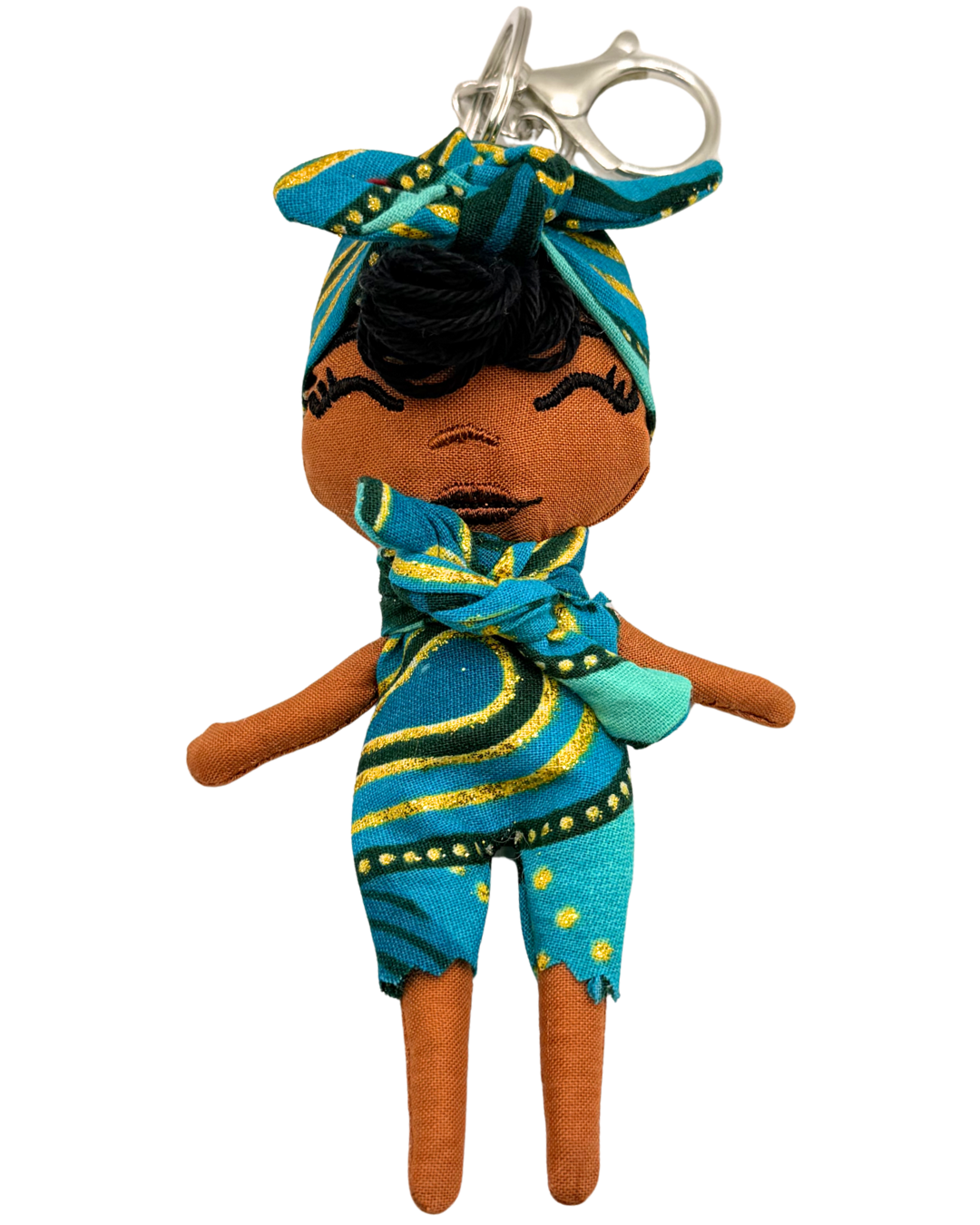 Douclé 14 – La poupée porte-clés faite main | Den Baya