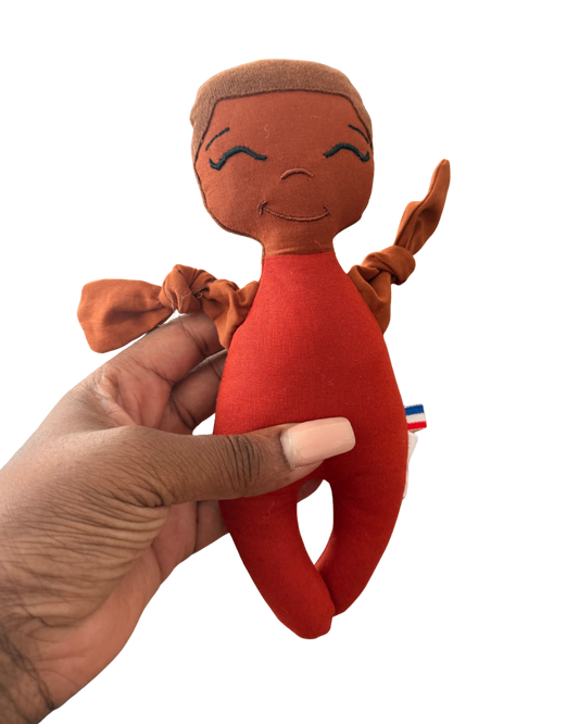 Doupée garçon Anthéo 20 cm - Doudou poupée - Prête à l'envoi 3 à 5 jours