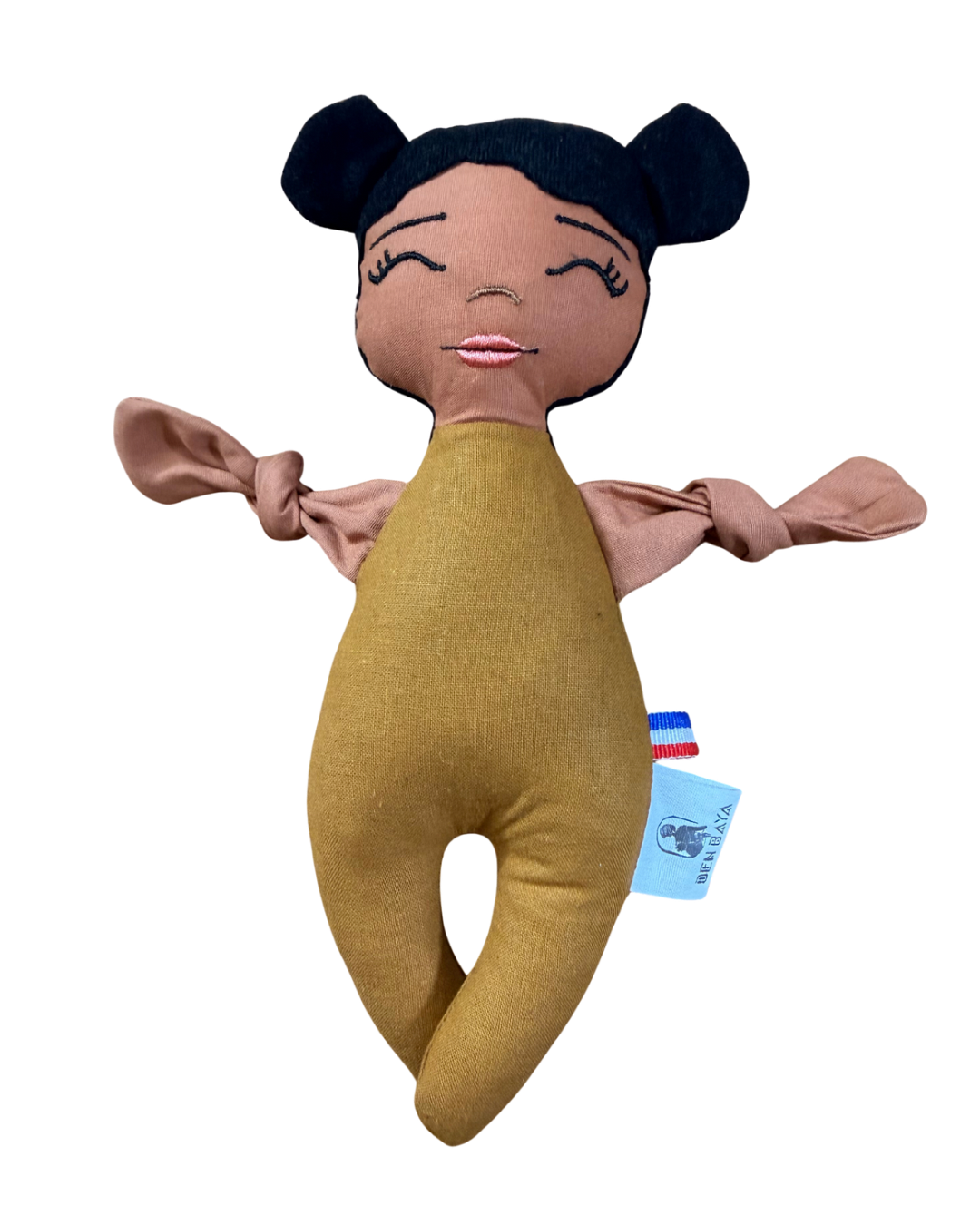 Doupée fille Naïa 20 cm - Doudou poupée - Prête à l'envoi 3 à 5 jours